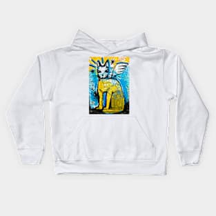 Cat Angel Kids Hoodie